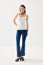 Thin Strap Basic Cotton Undershirt - White - 2