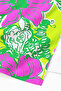 Floral Tropical Oversized Beach Towel - Neon Fuchsia Green Modern Summer Quick Dry Towel Coverlet - 5