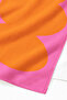 Abstract Modern Color Block Beach Towel - Bohemian Neon Pink Orange Quick Dry Microfiber Towel - 5