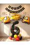 Construction Equipment Construction Party 6 Years Old Balloon Set Ladle Balloon Crane Balloon Truck Balloon Birthday Set