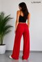 Bürümcük Fabric Wide Leg Women's Elastic Waist Palazzo Trousers - 4