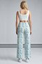 Comfortable Fit High Waist Wide-Leg Viscose Mix Women's Trousers - 2