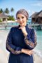 Işıl Model Leopard 3-Piece Set Hijab Swimsuit Set - 3