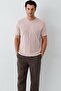 Men's 100% Cotton T-Shirt Beige