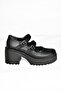 R996055009 Black Thick Heeled Women's Shoes - 7