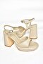 S569012809 Nude Thick Heeled Women's Shoes - 6