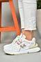 S973017604 White/Mink Fabric Sports Shoes Sneakers - 4