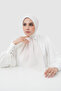 وشاح مربع من بريزم فوال - لون الفانيليا - 2
