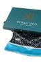 Turquoise Patterned Men's Silk Kaşkol - 3