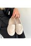Women's Ballerina Shoes Beige Patent Leather Narli - 4