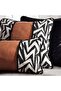 "Line & Leather" Leather Detailed Throw Pillow Cover Set - 4