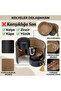Luxury Cylinder Jewelry Organizer Travel Jewelry Box Accessory Storage Bag Special Day Gift - 4