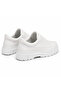 White Leather Elastic Men's Shoes - Laceless Practical Easy-To-Clean Minimalist Casual Sneaker Kb 703 - 5