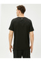 Sports T-Shirt Slogan Printed Short Sleeve Crew Neck - 4