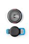 Kids Black Colored Honeycomb Patterned Steel Thermos with Straw and Direct Drinking Feature 500 ml 38110 - 8