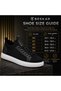 Black Knitwear White Sole Men's Sneaker - Orthopedic Supported Breathable Comfortable Daily Sports Shoes Kb 112 - 9
