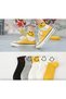 Pack of 5 Women's Multicolored Cotton College Tennis Socks - 2