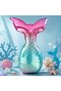 Mermaid Concept 5 Year Old Balloon Mermaid Birthday Set Age Balloon Set - 2