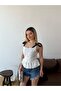 Women's Bow Detailed Strap Blouse - 3