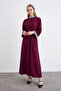 Beryl Stone Dress - Burgundy - 3