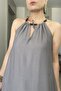 Halter Neck Beaded Detailed Halter Neck Lined Tulle Dress - 2
