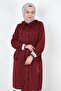 Hooded Ribbed Set Burgundy 19196 - 2