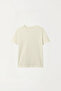 Ecru T-Shirt Stone Color Muslin Trousers Set 100% Cotton - 4