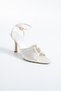 Dorothy Women's Drawstring Detailed Ankle Strap Thin Heeled Shoes - 2