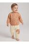 Dog Printed 6-18 Months Set - Orange