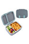 Steel Core Bento Lunch Box 839ml w/ Lunch Bag & Bottle – Leakproof Meal Set Graphite - 4