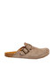 Men's Slippers N5796 Silk Suede Taupe / Balance