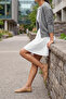 Women's Blunt Toe Hand Knitted Mary Jane Strappy Casual Ballet Flats Camel - 9