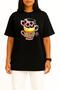 Oversized Teacup Coffee Mug Painting Chest Design Unisex T-Shirt - 2