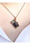 Natural Stone Onyx Natural Stone Camera Model Antique Women's Necklace Euk42O - 2
