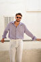 Maldiv Lila 100% Cotton Men's Shirt - 4