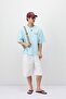 Oversize printed t-shirt baby blue - 7