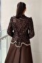 Sequin Sequin Blouse Skirt Evening Dress Set - 4