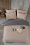Double Cotton Duvet Cover Set |   4 Pieces |   Set with Elastic Sheets and Pillows - 4