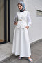 Asymmetric Vest Double Suit White