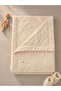 Beige Quilted Chickpea Baby Swaddle Blanket – Double-Sided Seasonal / Newborn Hospital Release - 3