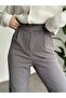 Mink Velcro Closure Model Palazzo Trousers - 2