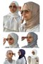 8 Pieces of Pashmina Viscose Fabric, 125 Grams Each