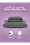 Fitted Sheet Set – 120x200 cm Twin Size, 1 Sheet + 1 Pillowcase, 30 cm Deep Pocket - 4