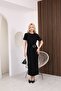 Side-Tie Accessory Detail Modal Dress Black