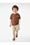 Cotton Muslin Shorts with Tie Waist and Pockets