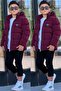 Boy's Detachable Hooded Waterproof Nova Winter Coat Km4012 - 7