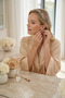 Bride Written Satin Dressing Gown with Stone Detail - 6