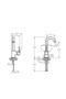 Minimax S Sink Faucet A41999 with Swivel Spout - Chrome - 2