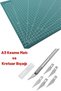 A3 Cutting Mat, Work Pad, Mat Art Peti, Kretuar, Plastic Wood Cutting Art Knife, Scalpel - 2