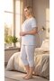 Angelique Bamboo Long Sleeve Women's Capri Suit 22252 - 3